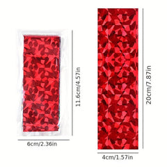 22 Sheets Laser Adhesive Nail Foils for DIY Nail Art Decoration