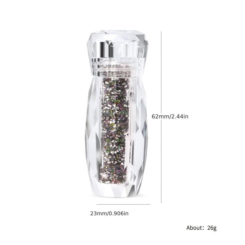 Glass Nail Charms Tiny Rhinestones Sand for DIY Nail Art