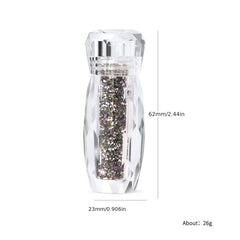 Glass Nail Charms Tiny Rhinestones Sand for DIY Nail Art