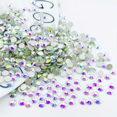 1440pcs Crystal AB Rhinestone Flat Back Glass Rhinestones