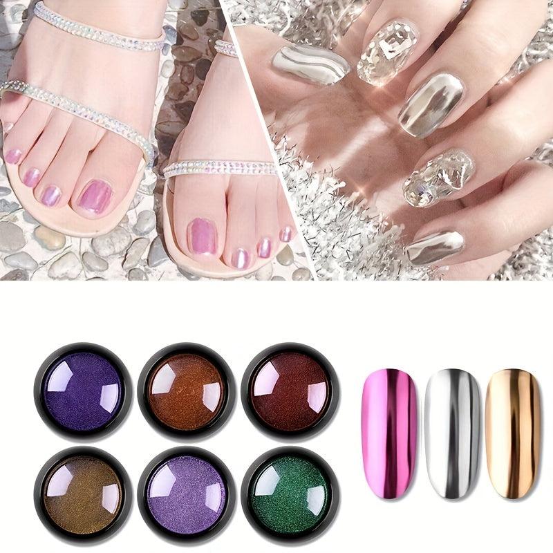 Magic Mirror Glitter Powder Nail Art Powder For Women Girls