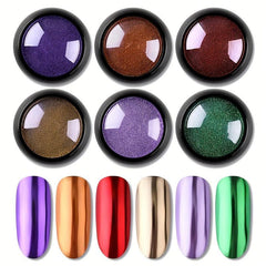 Magic Mirror Glitter Powder Nail Art Powder For Women Girls