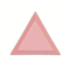 5 Pcs DIY Nail Art Triangular Tray for Rhinestone Storage