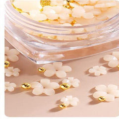 3D Flower Charm For Acrylic Nails Flat Bottom Charms DIY Nail Art Decoration