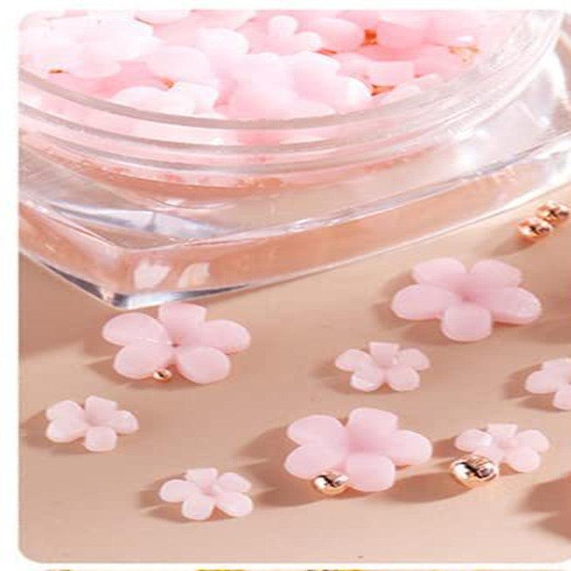 3D Flower Charm For Acrylic Nails Flat Bottom Charms DIY Nail Art Decoration
