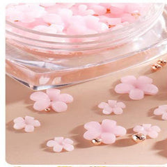 3D Flower Charm For Acrylic Nails Flat Bottom Charms DIY Nail Art Decoration