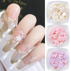 3D Flower Charm For Acrylic Nails Flat Bottom Charms DIY Nail Art Decoration