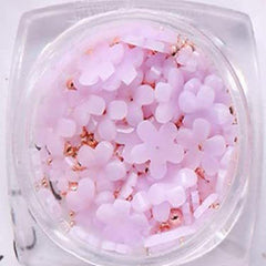 3D Flower Charm For Acrylic Nails Flat Bottom Charms DIY Nail Art Decoration