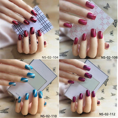 4 Sheets Cat Eye Full Wrap Nail Polish Stickers Self Adhesive