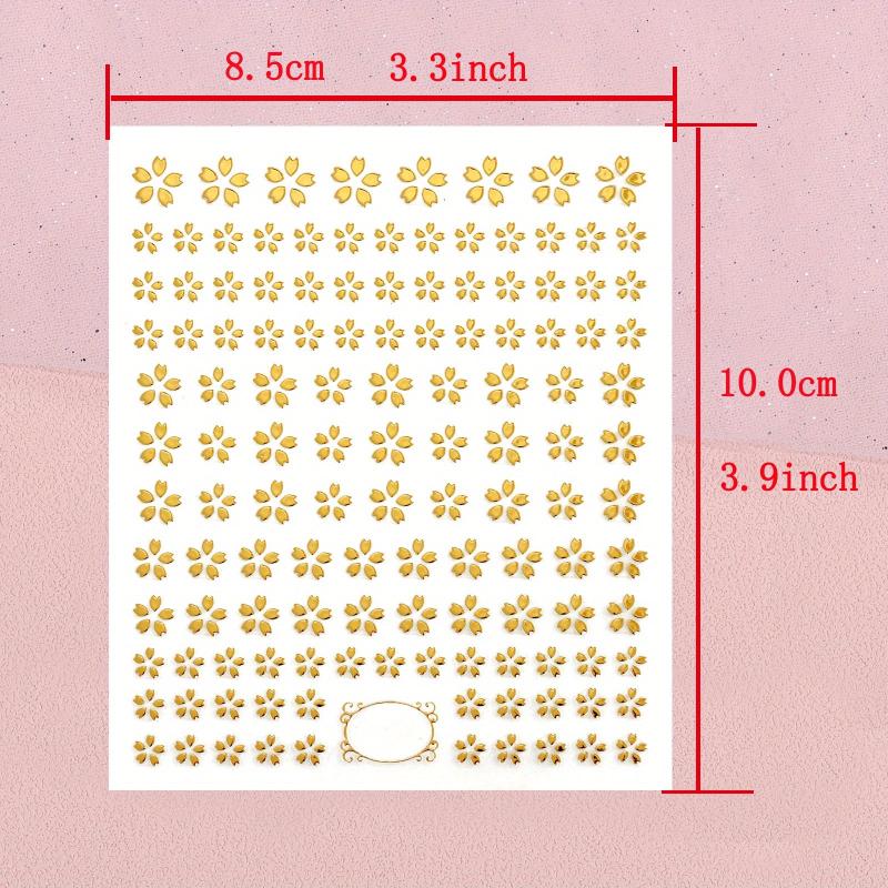 3D Laser Nail Decals Holographic Nail Supplies