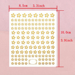 3D Laser Nail Decals Holographic Nail Supplies