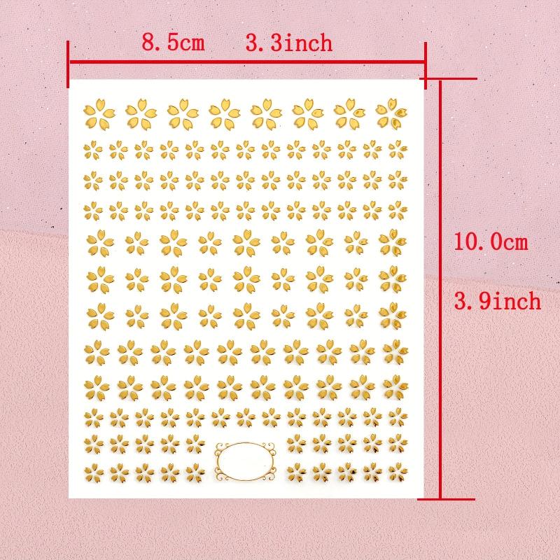 3D Laser Nail Decals Holographic Nail Supplies
