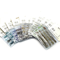 Mixed Nail Art Rhinestones 3D Crystal Charms For Nail Art DIY