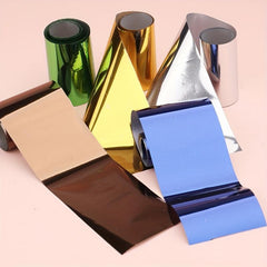 Rose & Gold Nail Foils Mirror Art Foil Paper for Flaky Manicure