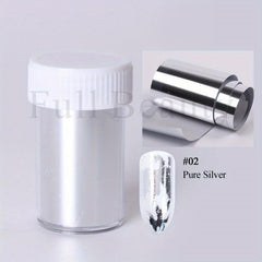 Rose & Gold Nail Foils Mirror Art Foil Paper for Flaky Manicure