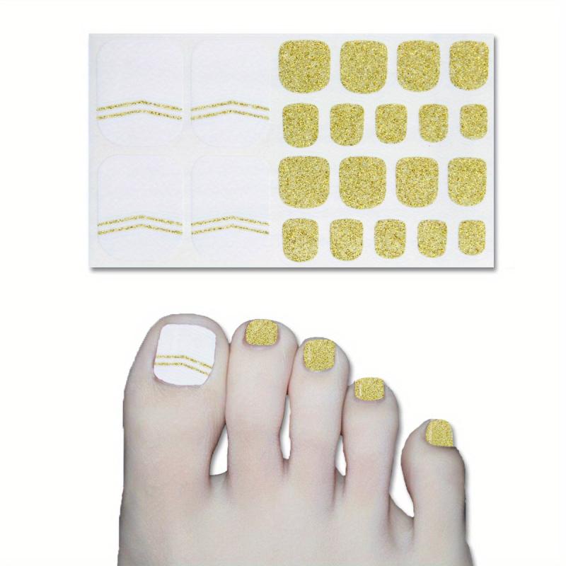 Line Design Nail Polish Stickers Self Adhesive Decal Strips