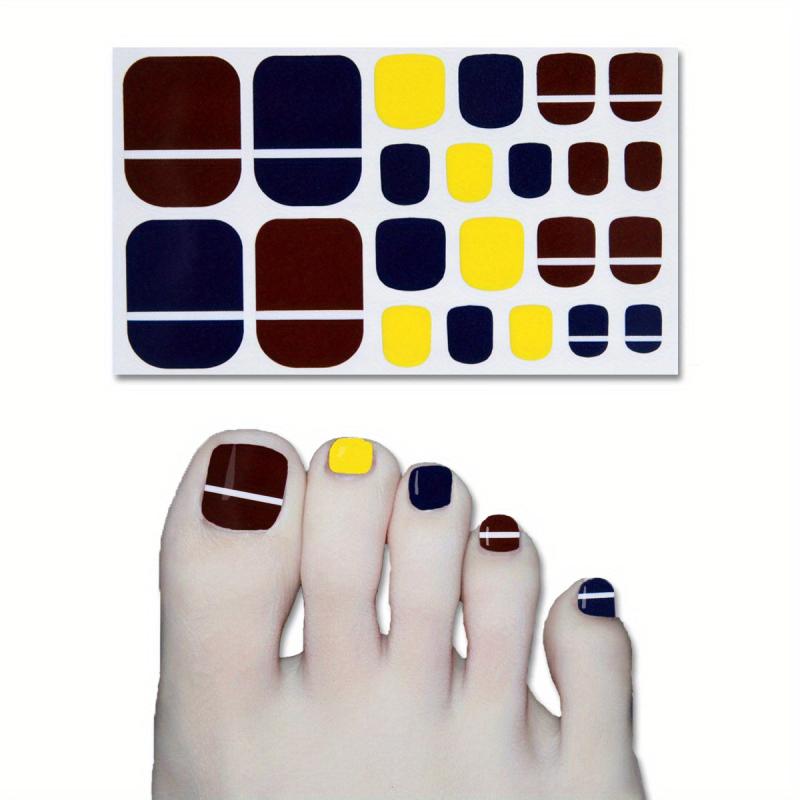 Line Design Nail Polish Stickers Self Adhesive Decal Strips