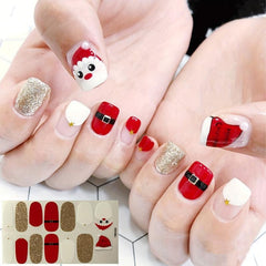 Christmas Nail Polish Stickers Full Wrap + Nail File