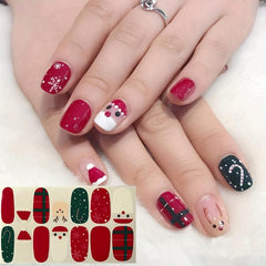 Christmas Nail Polish Stickers Full Wrap + Nail File