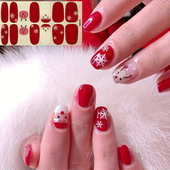 Christmas Nail Polish Stickers Full Wrap + Nail File