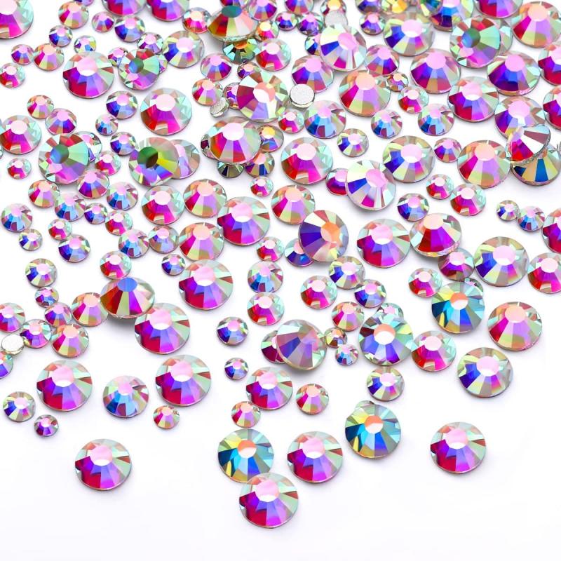2080pcs Crystal Rhinestone Nail Art Kit