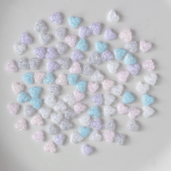 30pcs Mixed Colorful Rose Nail Art Charms Glow In Night Nail Art Jewelry