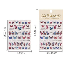 Butterfly Nail Stickers for DIY Manicures