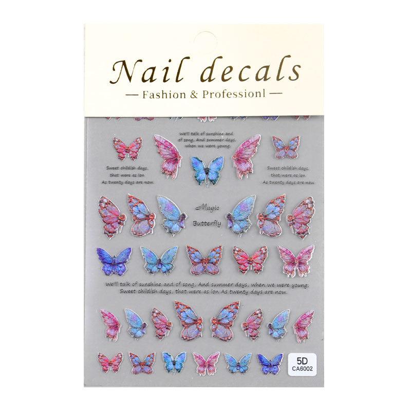 Butterfly Nail Stickers for DIY Manicures