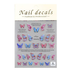Butterfly Nail Stickers for DIY Manicures