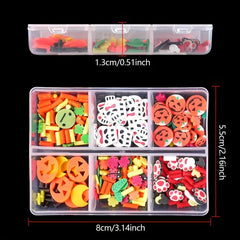 Christmas Nail Art Decoration Kit Candy Flower Pattern Nail Art Slice