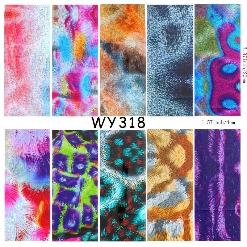 Y2K Nail Art Stickers Glitter Stars Flowers Animals DIY Nails