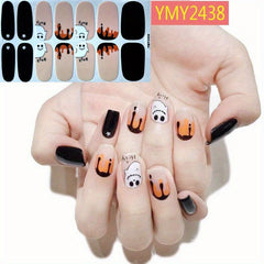 Halloween Nail Art Stickers & Polish Strips + File
