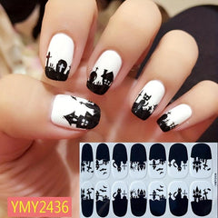 Halloween Nail Art Stickers & Polish Strips + File