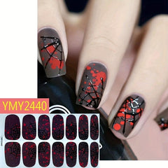 Halloween Nail Art Stickers & Polish Strips + File