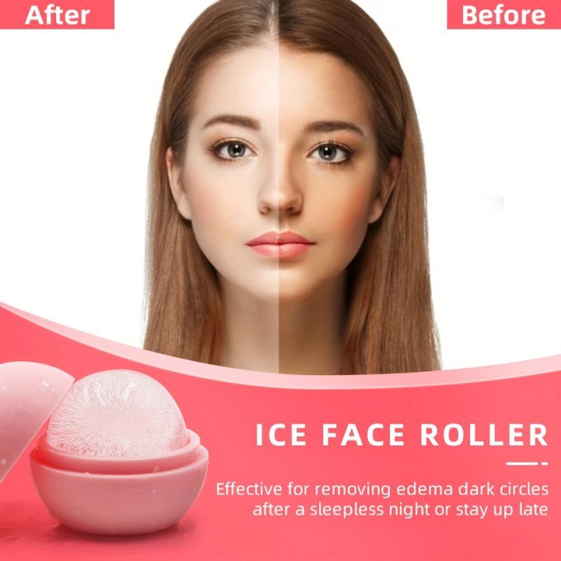 Silicone Ice Face Roller & Gua Sha Board Beauty Tools