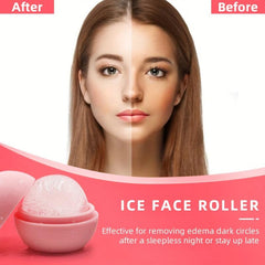 Silicone Ice Face Roller & Gua Sha Board Beauty Tools