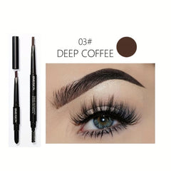 Long Lasting Styling Brow Pencil with Spiral Brush Sponge Head Eyebrow Makeup