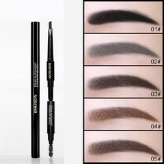 Long Lasting Styling Brow Pencil with Spiral Brush Sponge Head Eyebrow Makeup