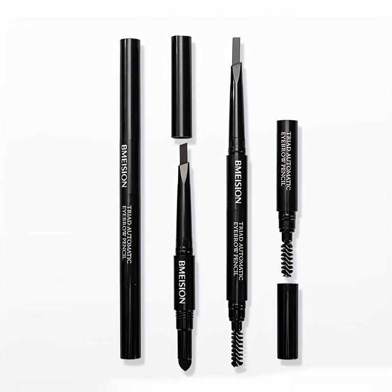 Long Lasting Styling Brow Pencil with Spiral Brush Sponge Head Eyebrow Makeup