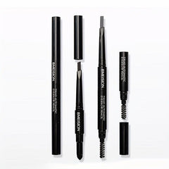 Long Lasting Styling Brow Pencil with Spiral Brush Sponge Head Eyebrow Makeup