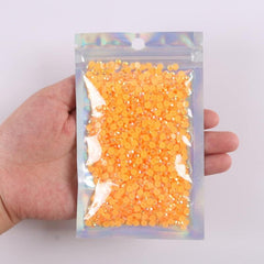 2500PCS 4mm Jelly Rhinestone AB Non Hotfix Resin Rhinestone Bling