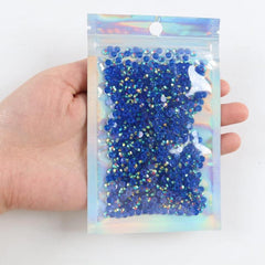 2500PCS 4mm Jelly Rhinestone AB Non Hotfix Resin Rhinestone Bling