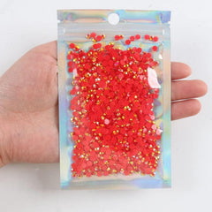 2500PCS 4mm Jelly Rhinestone AB Non Hotfix Resin Rhinestone Bling