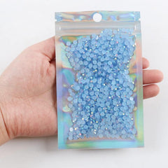 2500PCS 4mm Jelly Rhinestone AB Non Hotfix Resin Rhinestone Bling