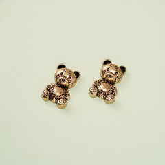 5pcs 3D Metal Bear Nail Pendant Punk Style Nail Art Charms Easter Mother's Gift