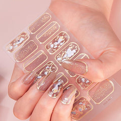 Waterproof Nail Art Decal Strips Full Wraps Self Adhesive Manicure Kits