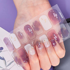 Waterproof Nail Art Decal Strips Full Wraps Self Adhesive Manicure Kits