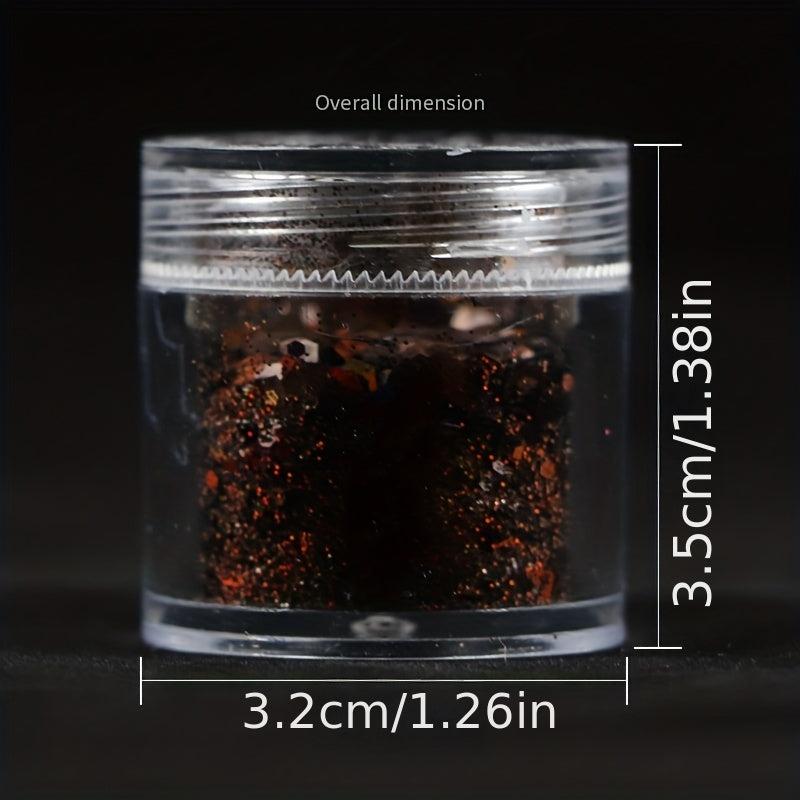 3D Holo Nail Art Glitter Sequins & Stickers Mix for Acrylic Nails