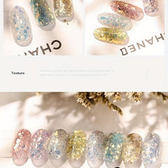3D Holo Nail Art Glitter Sequins & Stickers Mix for Acrylic Nails