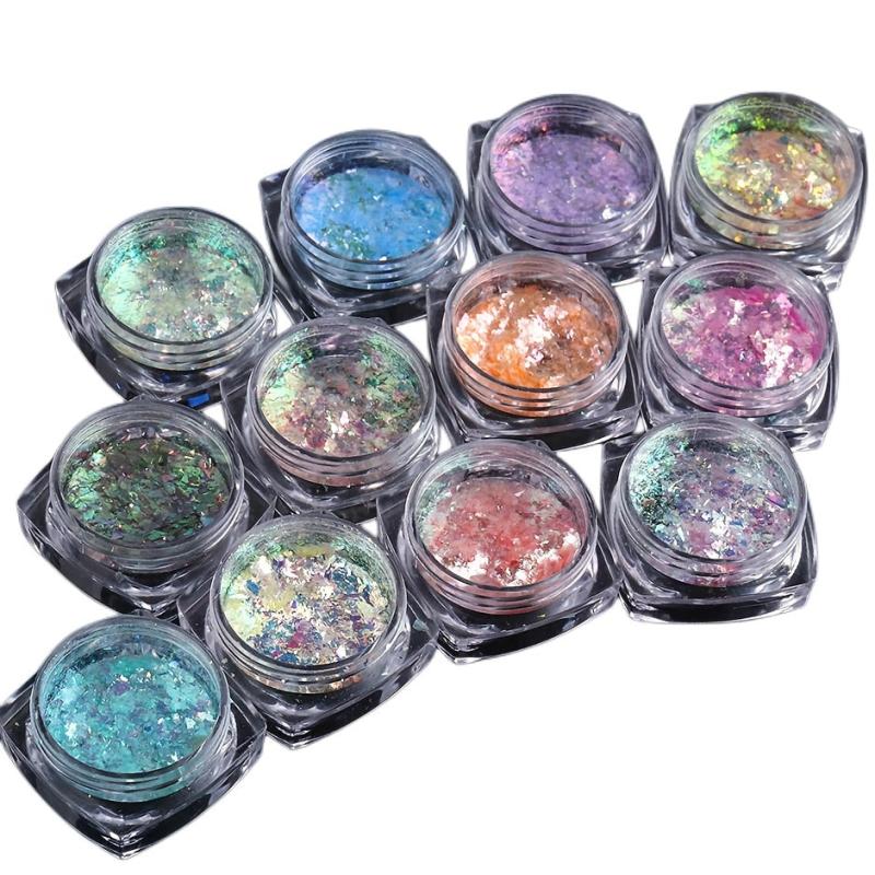 Glitter Powder Polarized Opal Iridescent Nail Decoration